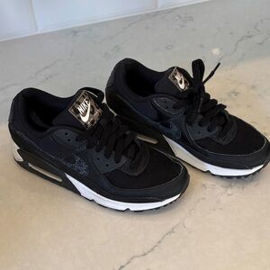 Nike Black and White Air Max Sneakers